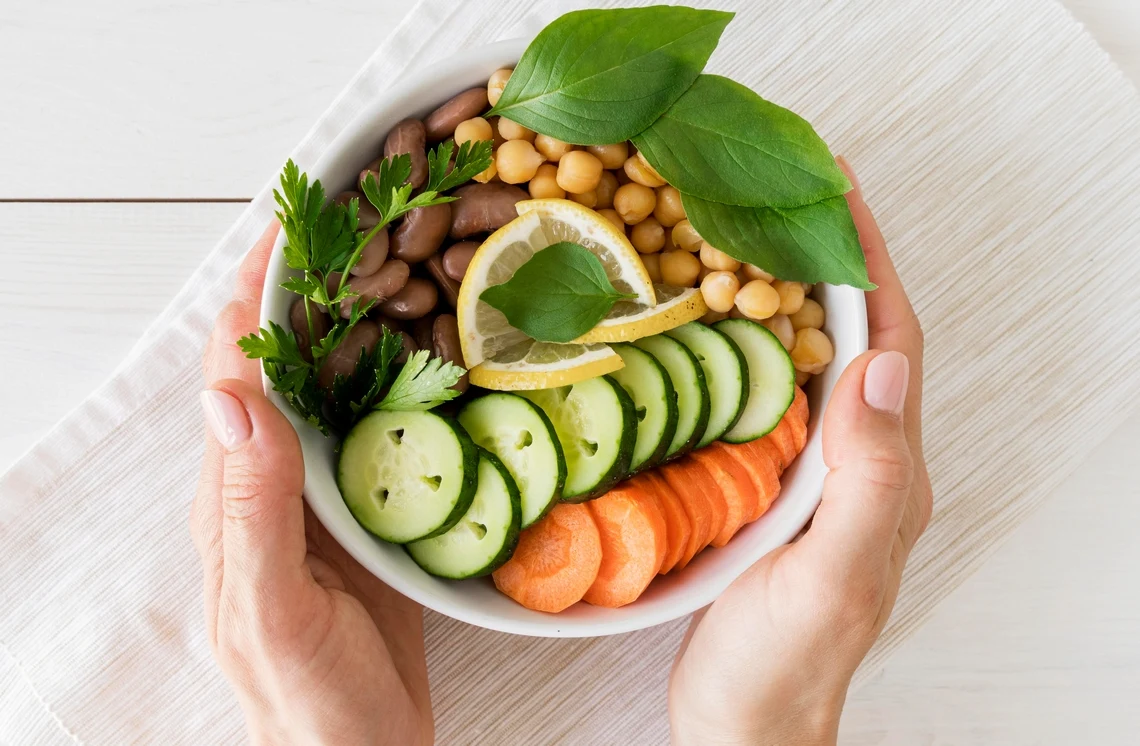 плоский слой вкусная здоровая пища концепция